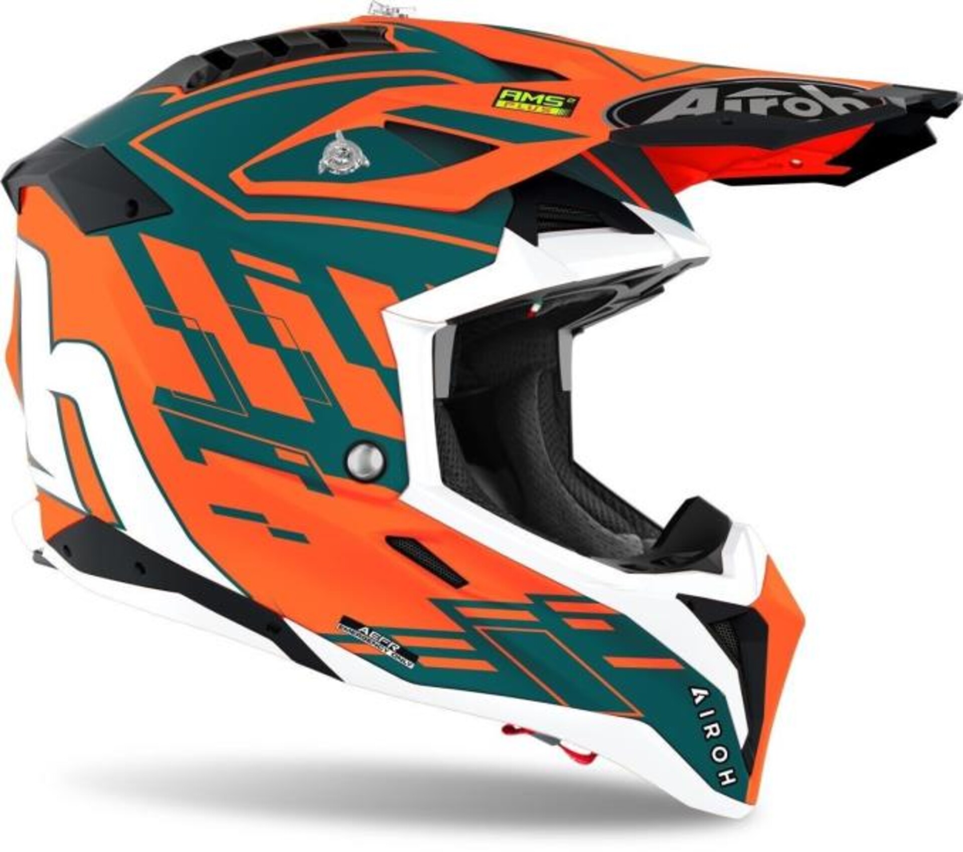 CASCO AVIATOR 3 RAMPAGE ORANGE MATT AIROH