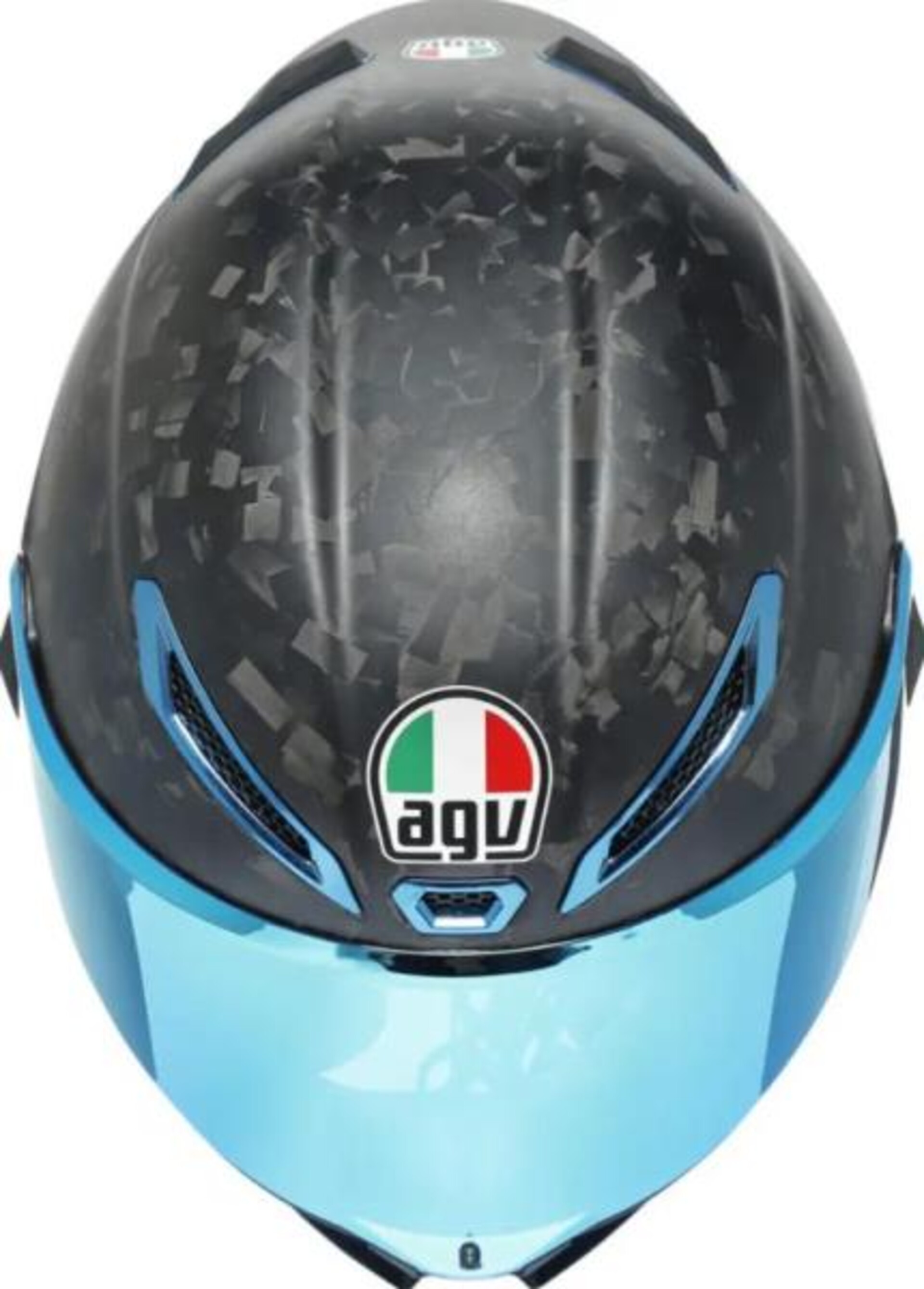 AGV PISTA GP RR FUTURO IN CARBONIO FORGIATO ELETTRO IRIDIUM AGV
