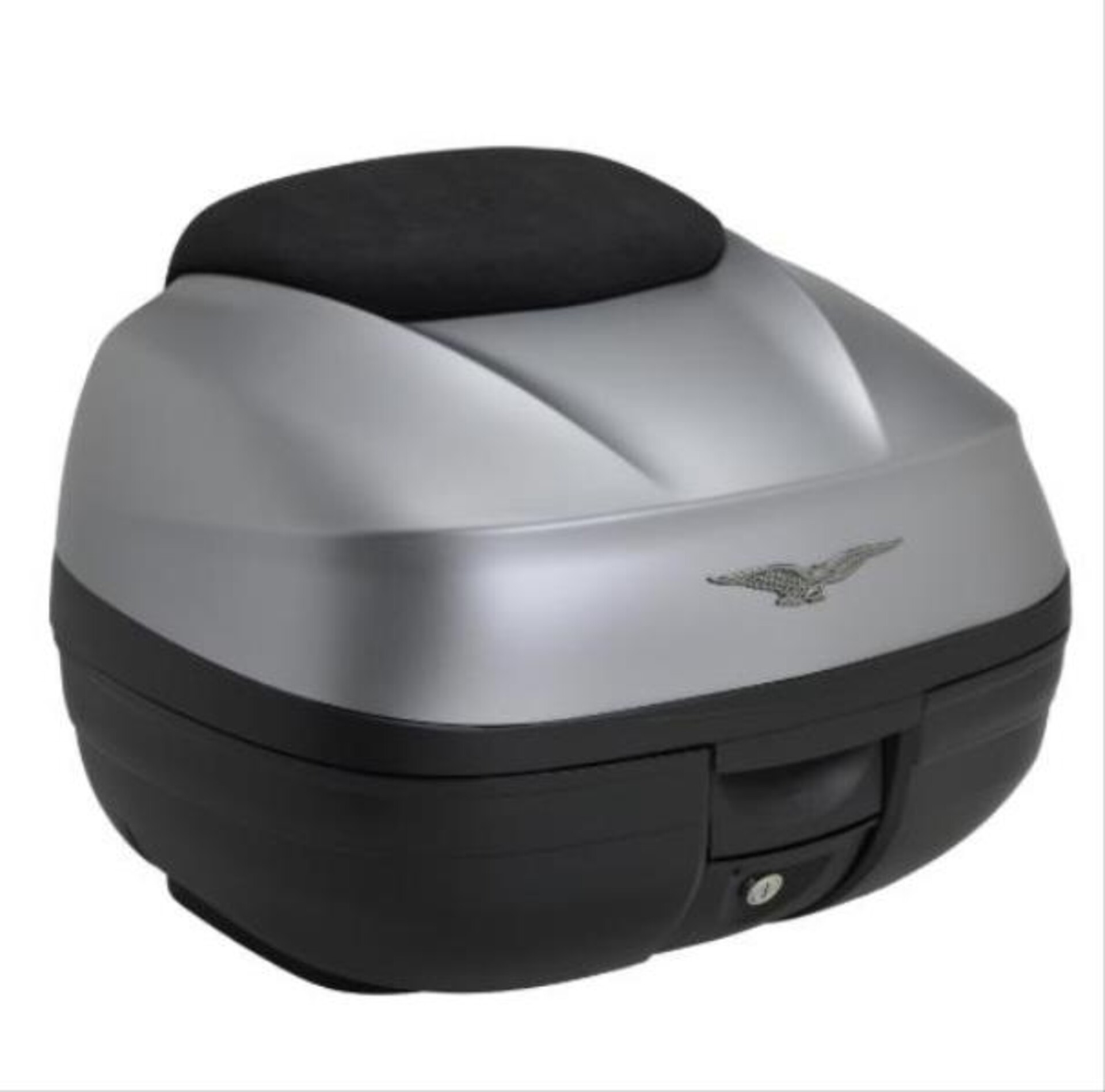 BAULE 37 LT CON SCHIENALE NERO VERTIGO MOTO GUZZI