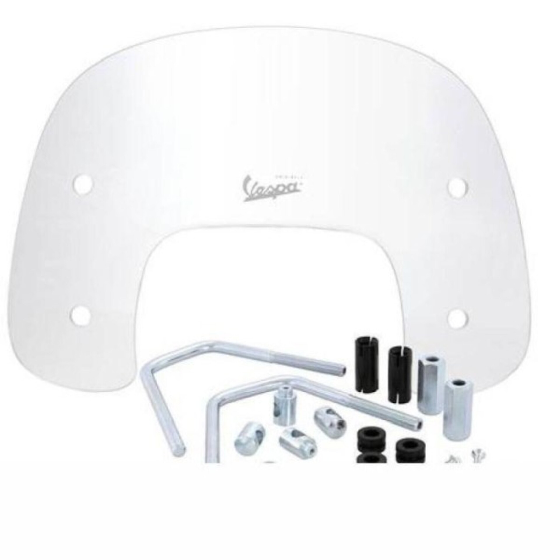 PARABREZZA COMPLETO TRASPARENTE VESPA S  PIAGGIO