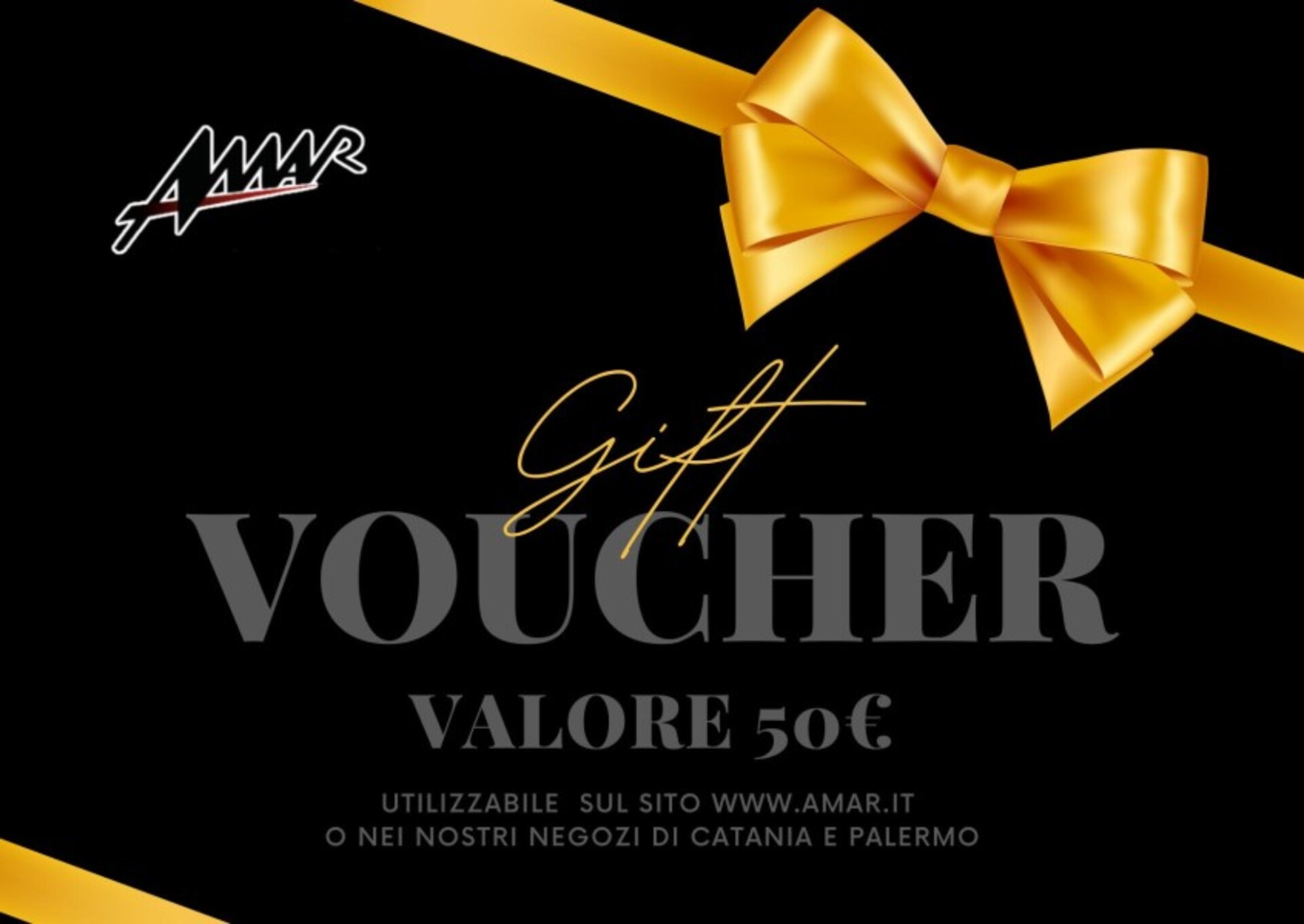 BUONO ACQUISTO DIGITALE DA 50€ AMAR
