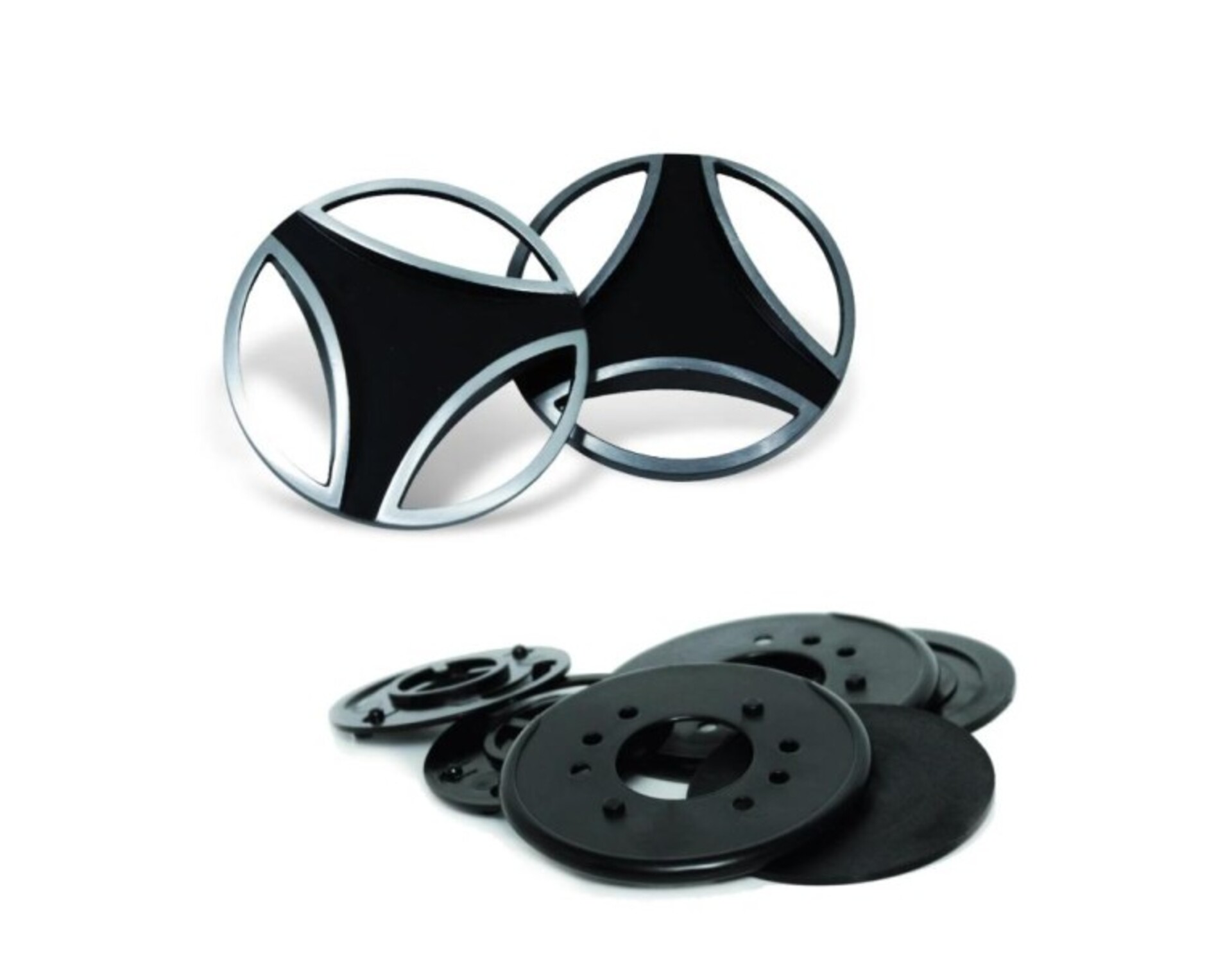 MOMO VISOR SCREW WITH LOGO FGTR CLASSIC/EVO E2205 (2PCS)-BLACK-N MOMO