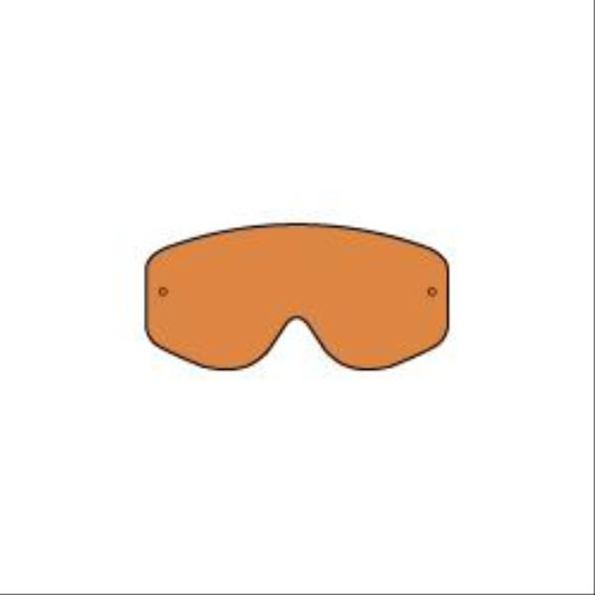 Occhiali arancione Racing Single Lens