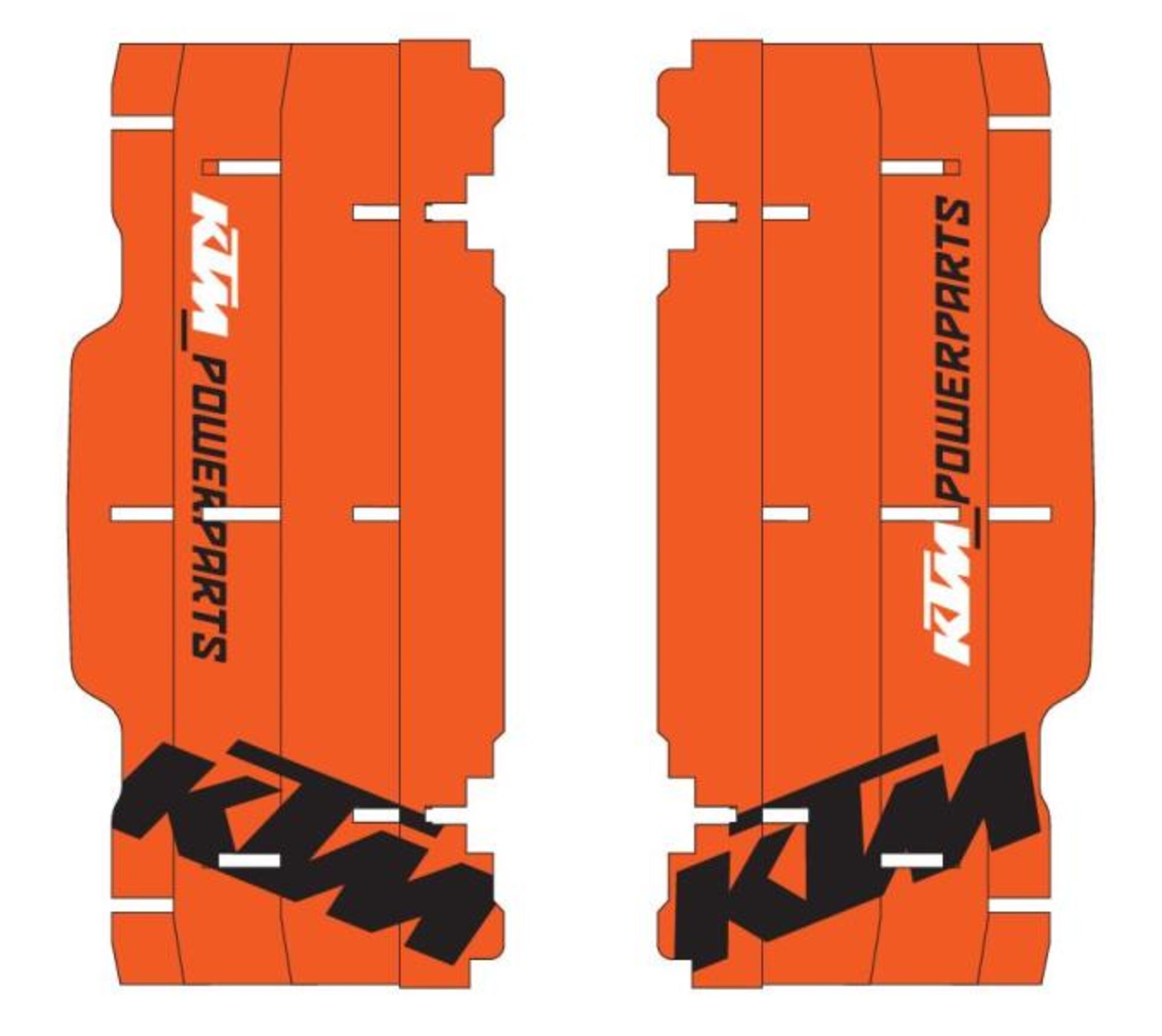Kit di adesivi della griglia di protezione del radiatore KTM