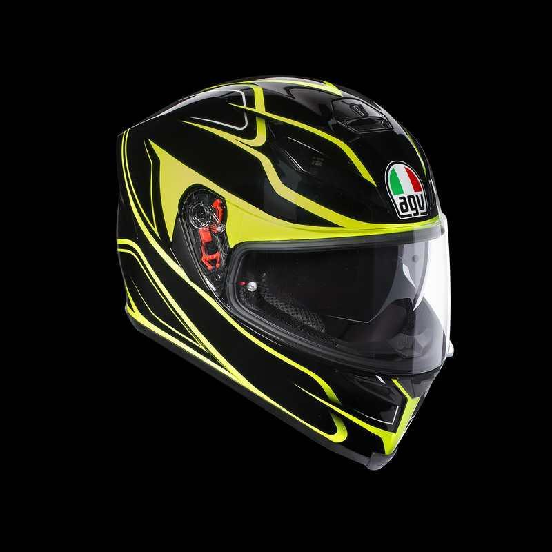 CASCO AGV K5 MULTI MAGNITUDE BLACK YELLO AGV