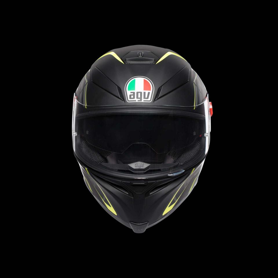 K-5 S AGV E 2205 TORNADO BLACK/YELL/FLUO AGV