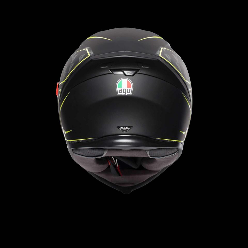 K-5 S AGV E 2205 TORNADO BLACK/YELL/FLUO AGV