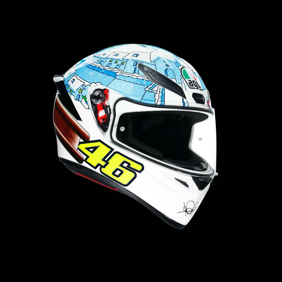 K1 AGV E2205 TOP ROSSI WINTER TEST AGV