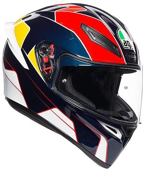 K1 AGV E2205 MULTI PITLANE BLUE/RED/YELL AGV