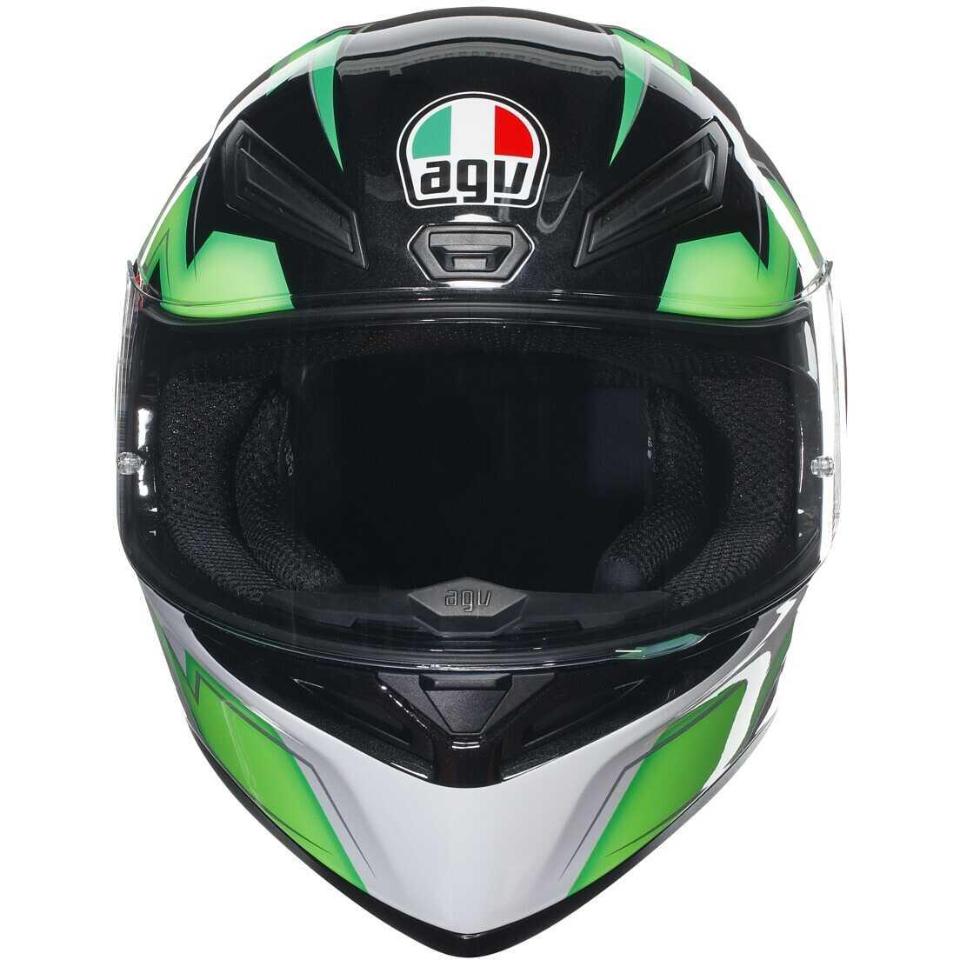 K1 AGV E2205 MULTI KRIPTON BLACK/GREEN AGV