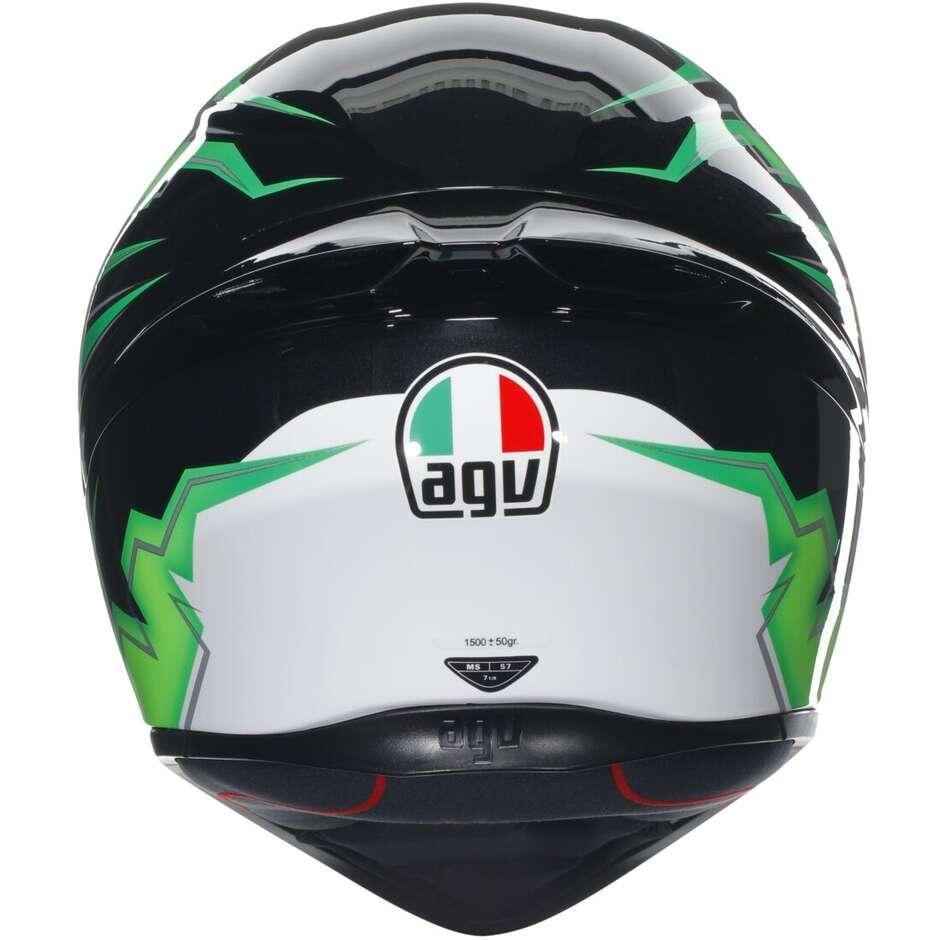 K1 AGV E2205 MULTI KRIPTON BLACK/GREEN AGV