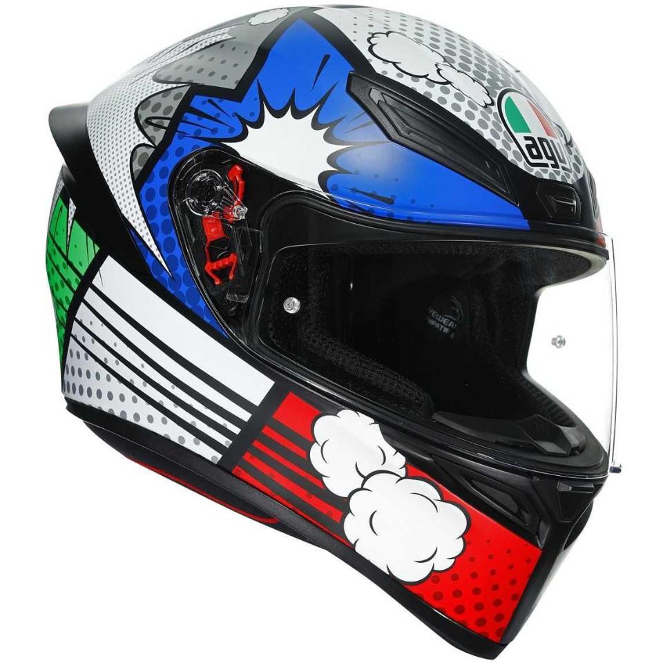 K1 AGV E2205 MULTI BANG MATT ITALY/BLUE AGV