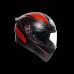 K1 AGV E2205 MULTI WARMUP MATT BLACK/RED AGV