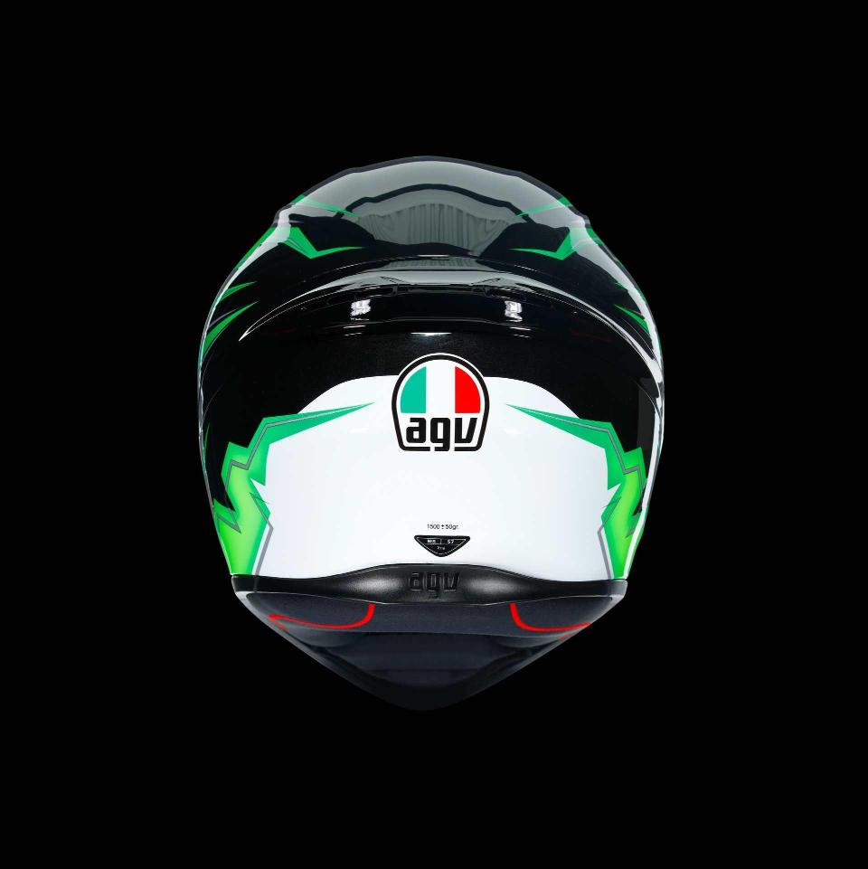 K1 AGV KRIPTON BLACK/GREEN AGV