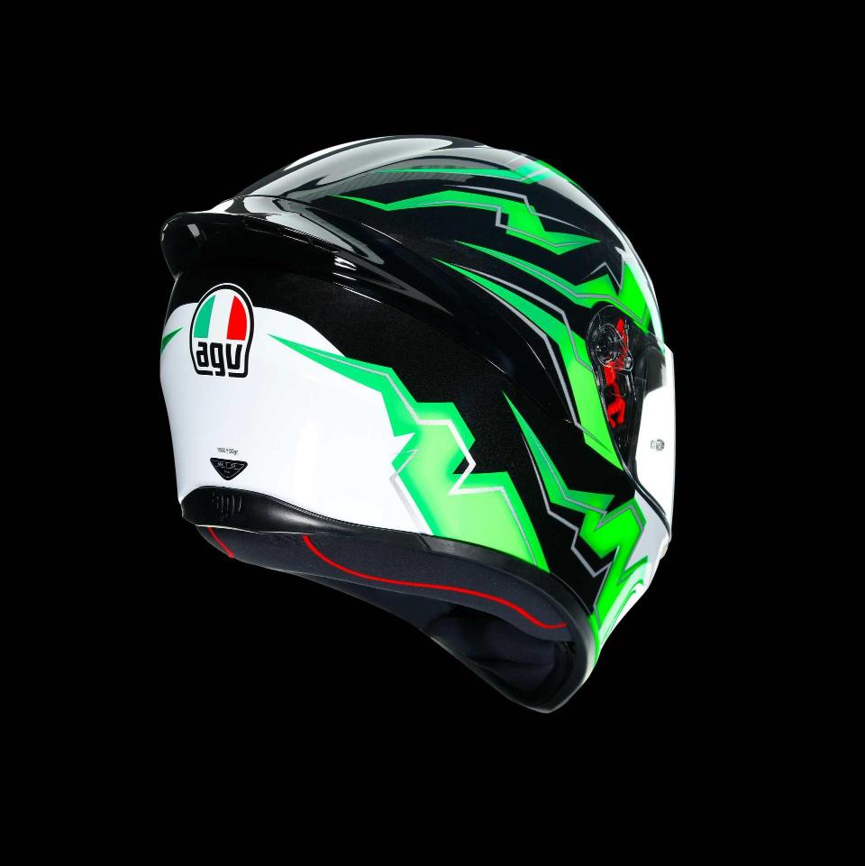 K1 AGV KRIPTON BLACK/GREEN AGV