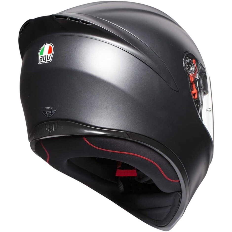 K1 AGV E2205 TOP SOLID MATT BLACK L AGV