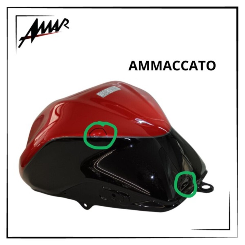 SERBATOIO CARBURANTEKAWASAKI Z1000 2009 NERO/ARANCIO KAWASAKI