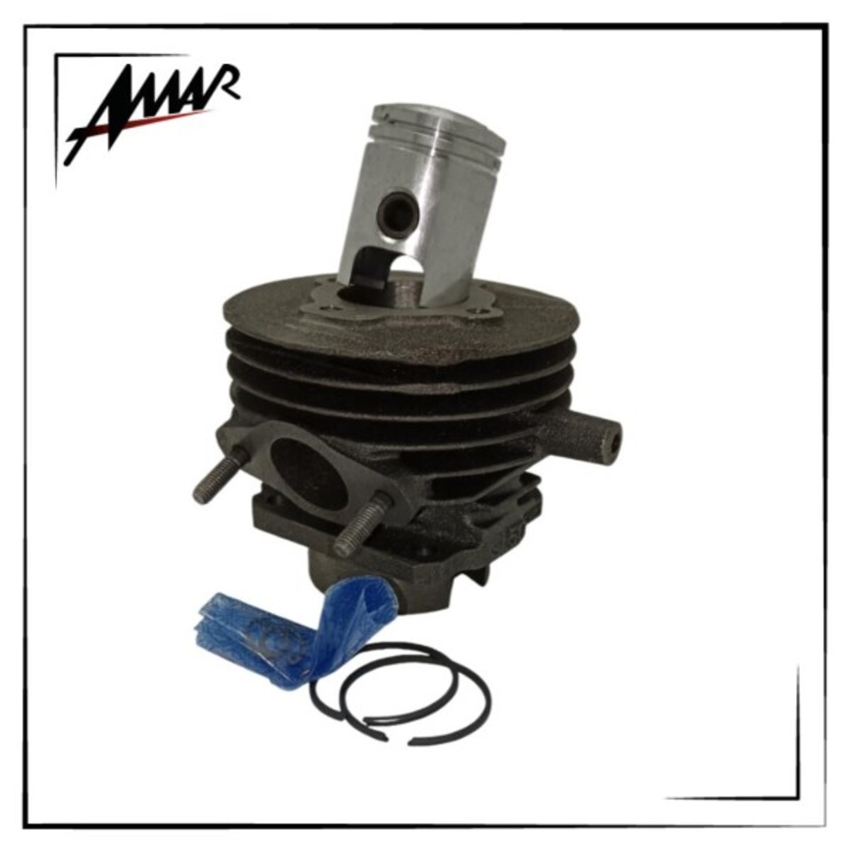 GRUPPO TERMICO ORIGINALE CILINDRO E PISTONE PIAGGIO VESPA PK 50 RUSH  PIAGGIO