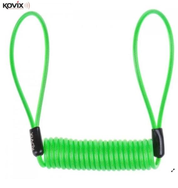 CAVO REMINDER BLOCCADISCO VERDE FLUO KOVIX