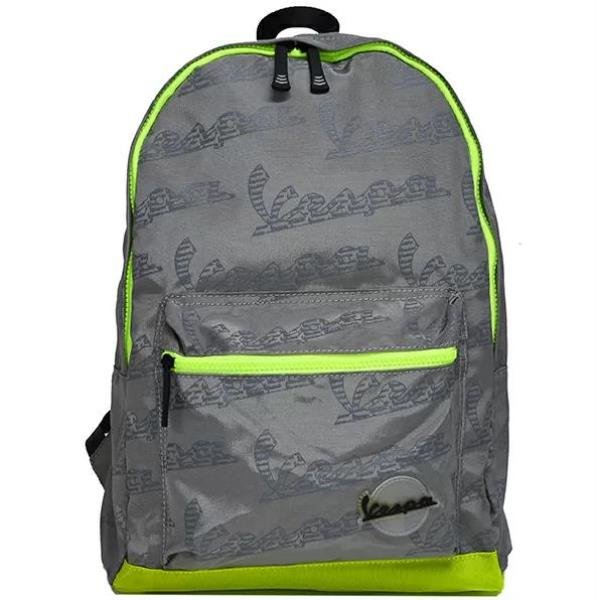 CLAXON BACKPACK LIGHT GREY BRIGHT GREEN PIAGGIO