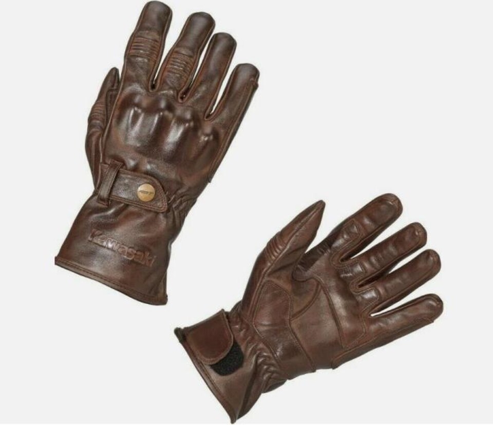 KAWASAKI RST BRISTOL MOTORCYCLE LEATHER GLOVES KAWASAKI