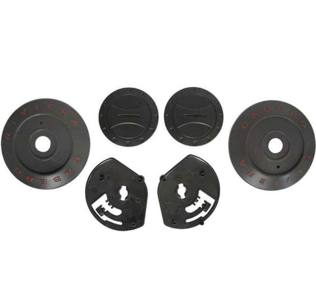 KIT MECCANISMO AGGANCIO VISIERA RIVIERA V3 CABERG
