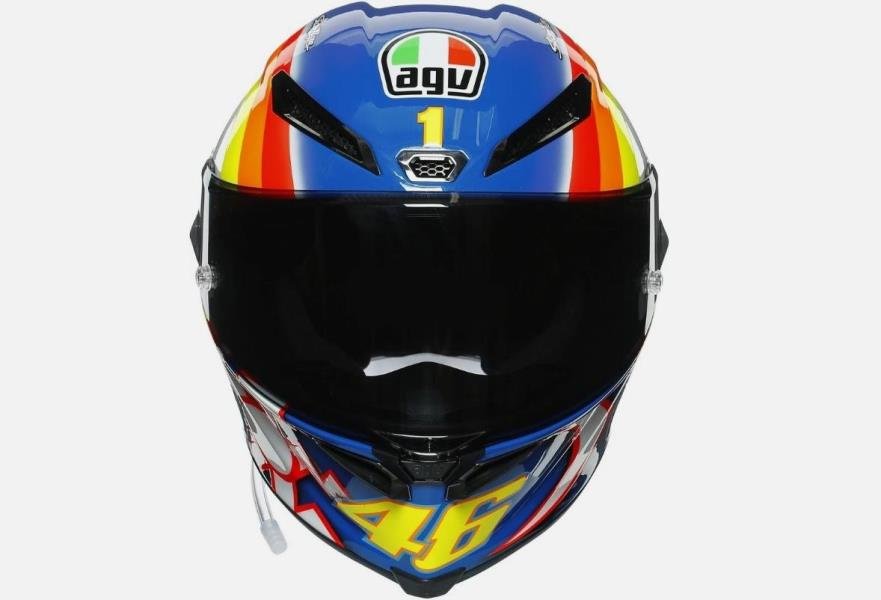 AGV PISTA GP RR FUTURO IN CARBONIO FORGIATO ELETTRO IRIDIUM AGV