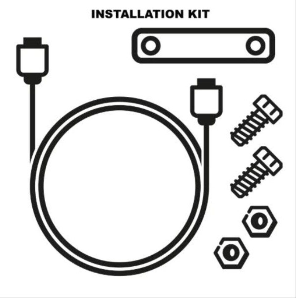 KIT INSTALLAZIONE FARETTI PROFONDITA' APRILIA TUAREG 660 PIAGGIO