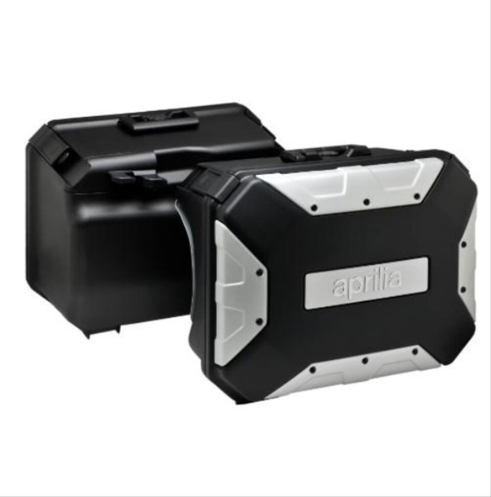 KIT VALIGIE COMPLETO CON SUPPORTI APRILIA TUAREG 660  PIAGGIO