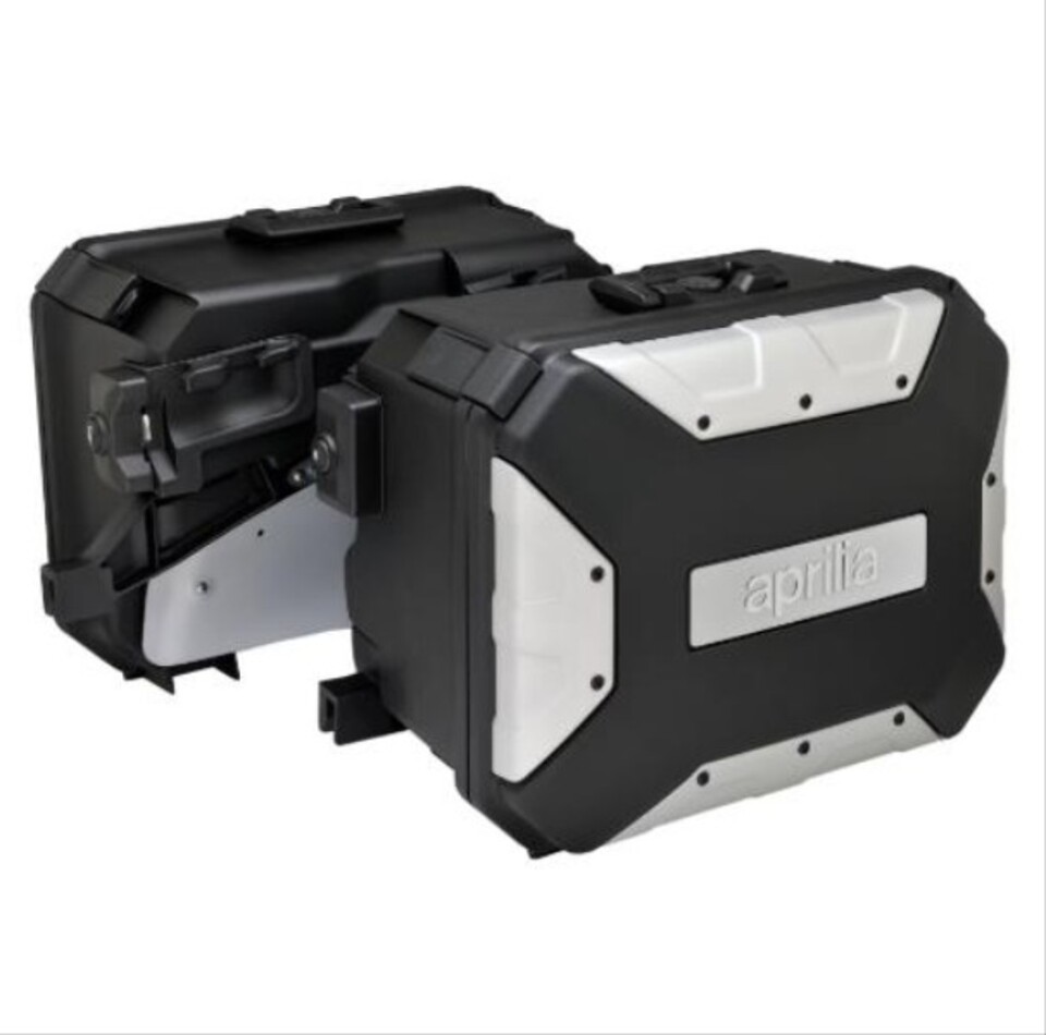 KIT VALIGIE COMPLETO CON SUPPORTI APRILIA TUAREG 660  PIAGGIO