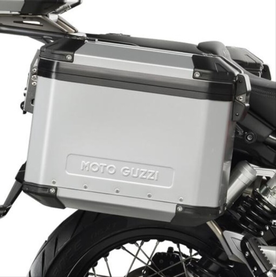 KIT VALIGIE IN ALLUMINIO V85 TT MOTO GUZZI
