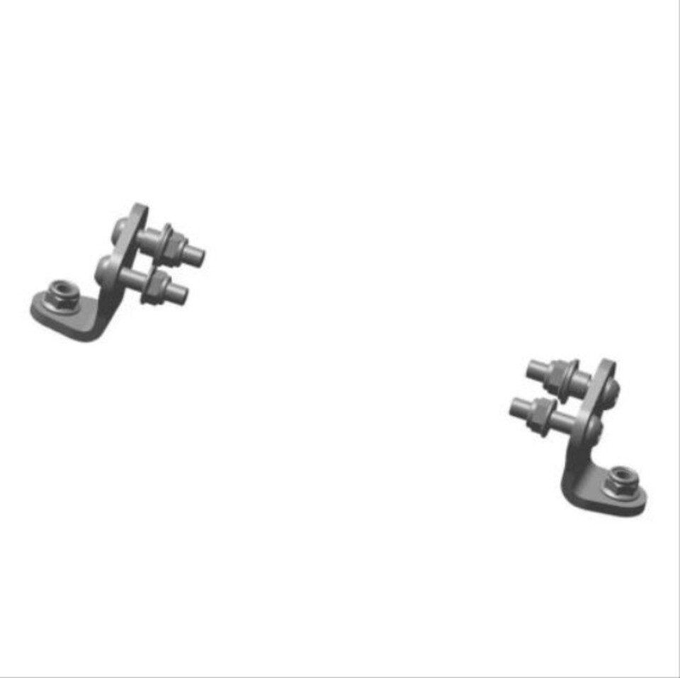 KIT STAFFE FISS. SUPPORTI VALIGIE V7 E5 MOTO GUZZI