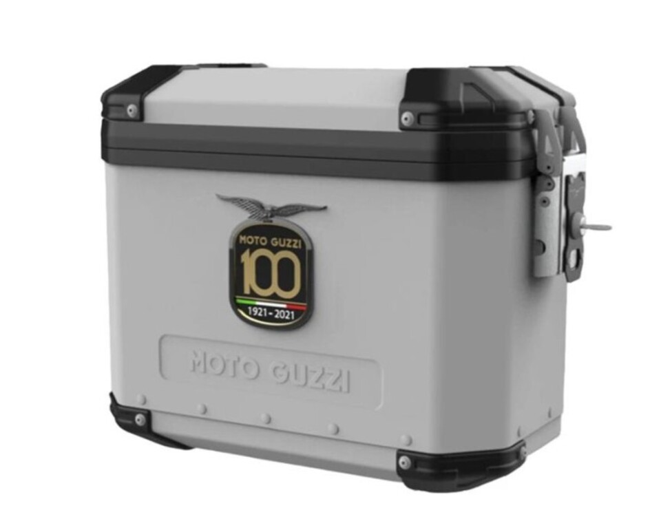 KIT VALIGE ALLUMINIO ANNIVERSARIO V85 MOTO GUZZI