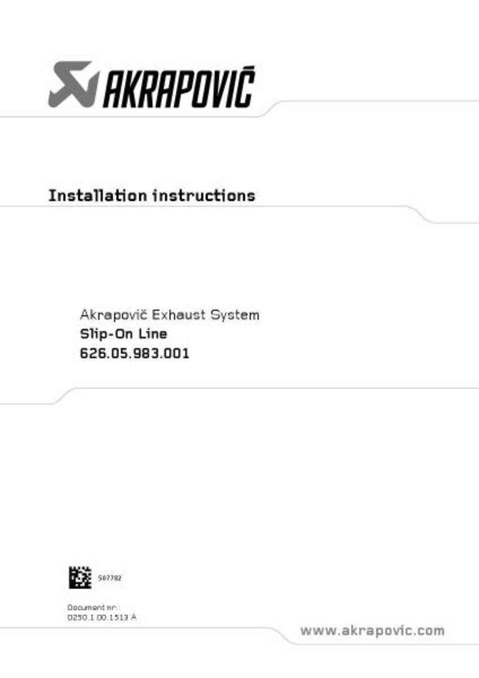 Akrapovic "Slip-on Line" KTM