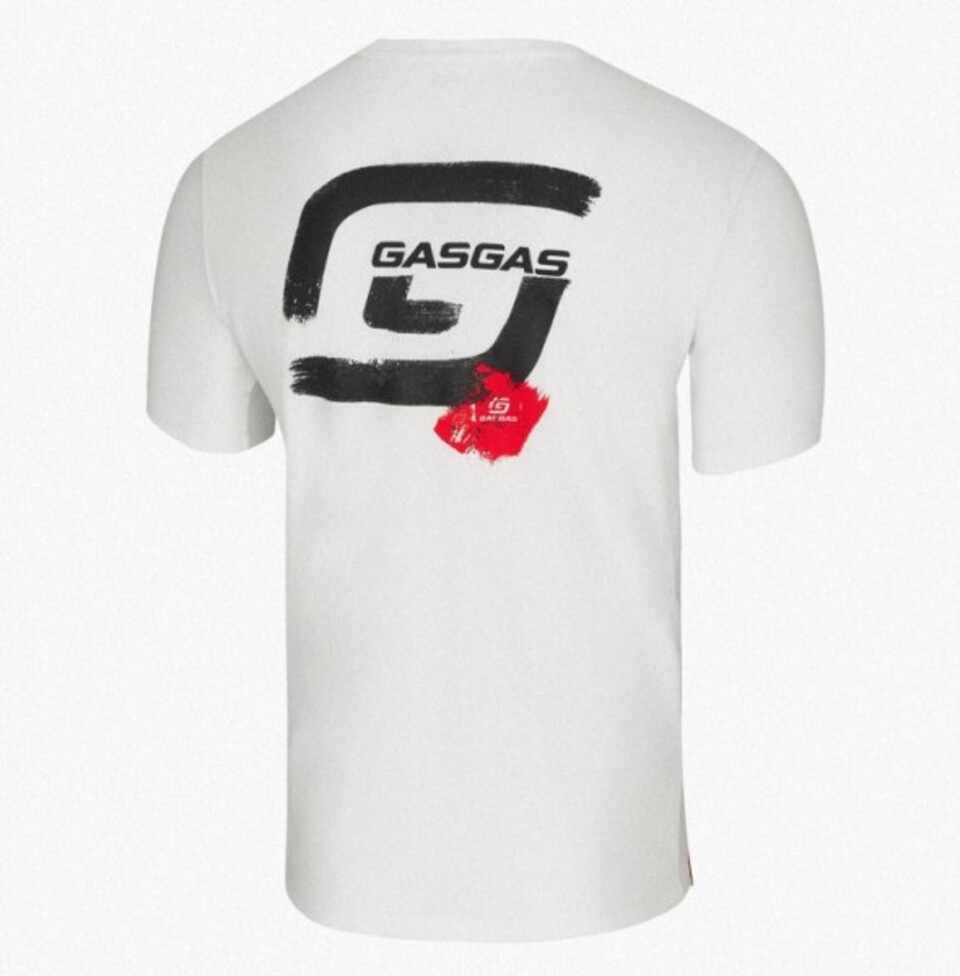 T-shirt bianco Full Gas GASGAS