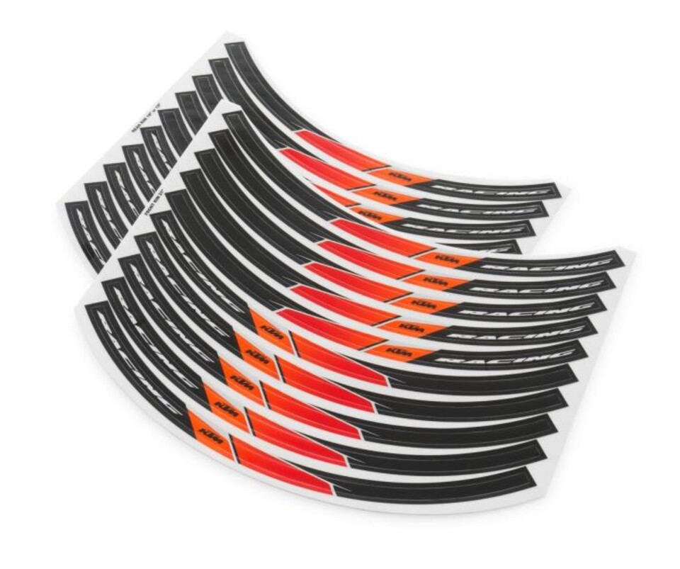 Set di adesivi per anello del cerchio KTM