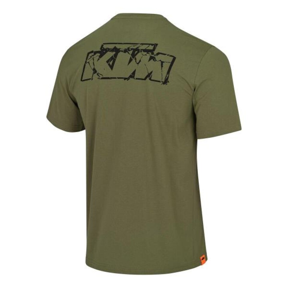 LOGO T-SHIRT MILITARY GREEN KTM