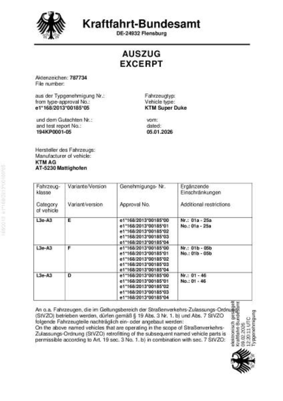 Protezione del coperchio dell'accensione KTM
