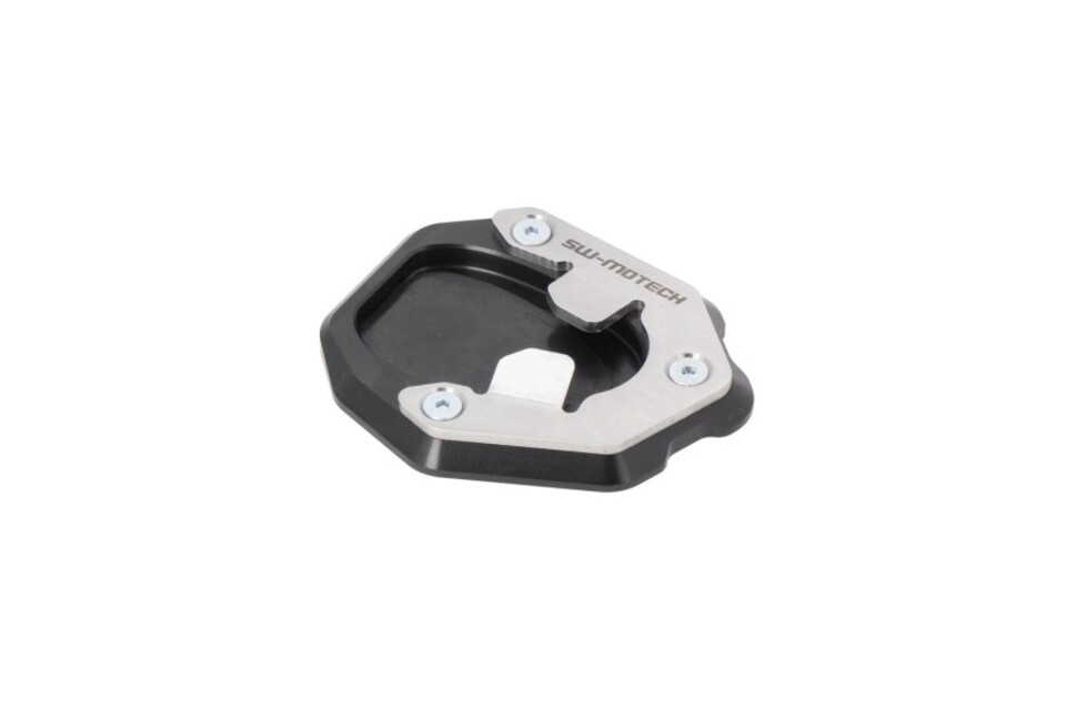 BASE MAGGIORATA PER CAVALLETTO LATERALE-NERO/ARGENTO. KTM 1290 SUPER DUKE GT (22-). SW-MOTECH