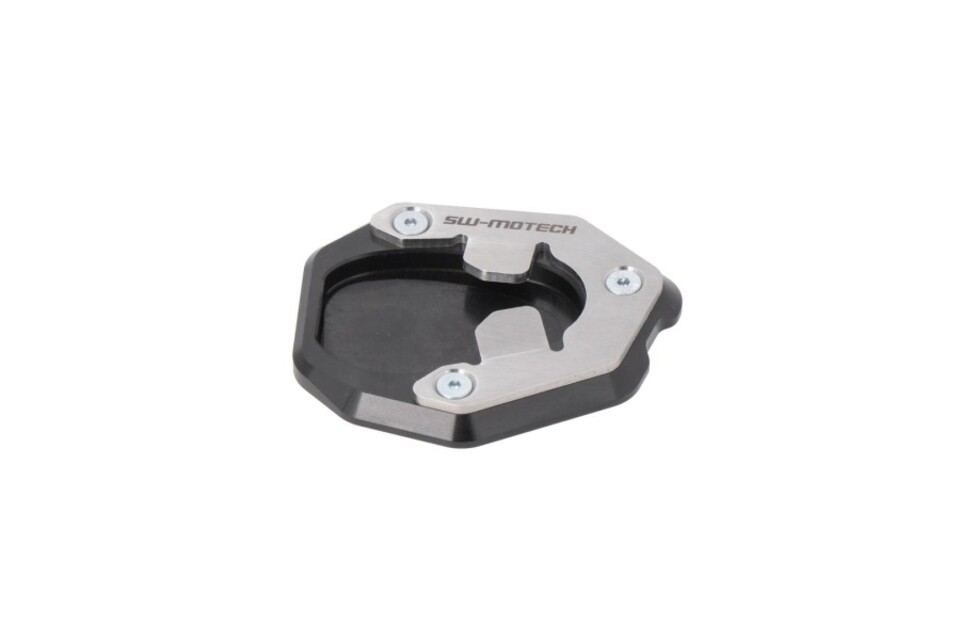 BASE MAGGIORATA PER CAVALLETTO LATERALE-NERO/ARGENTO. KTM 1290 SUPER DUKE GT (22-). SW-MOTECH