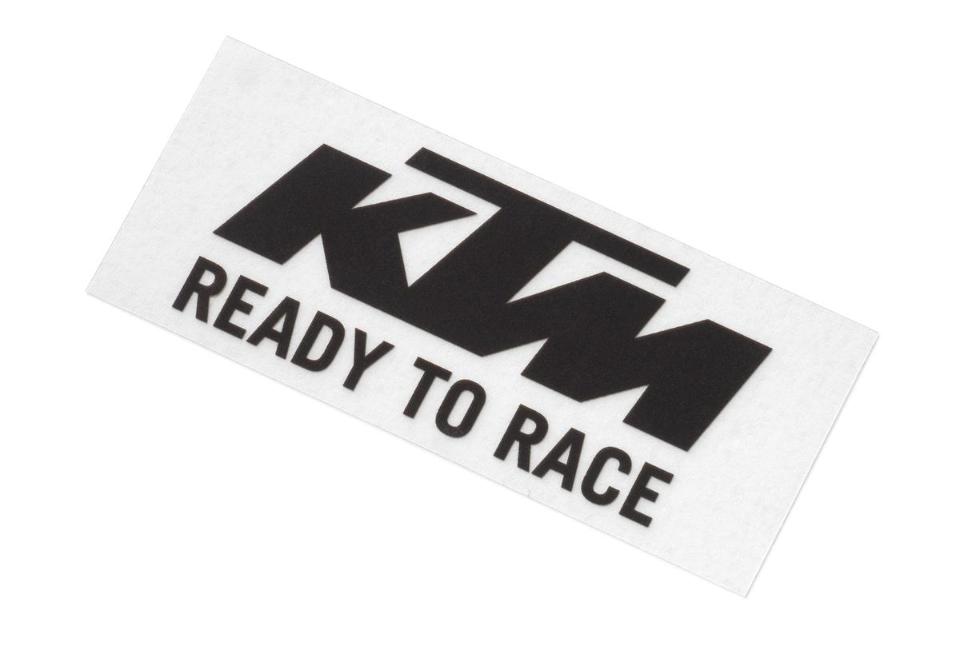 LOGO STICKER BLACK KTM