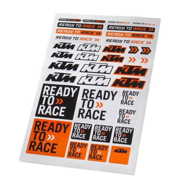 CORPORATE STICKER SHEET KTM