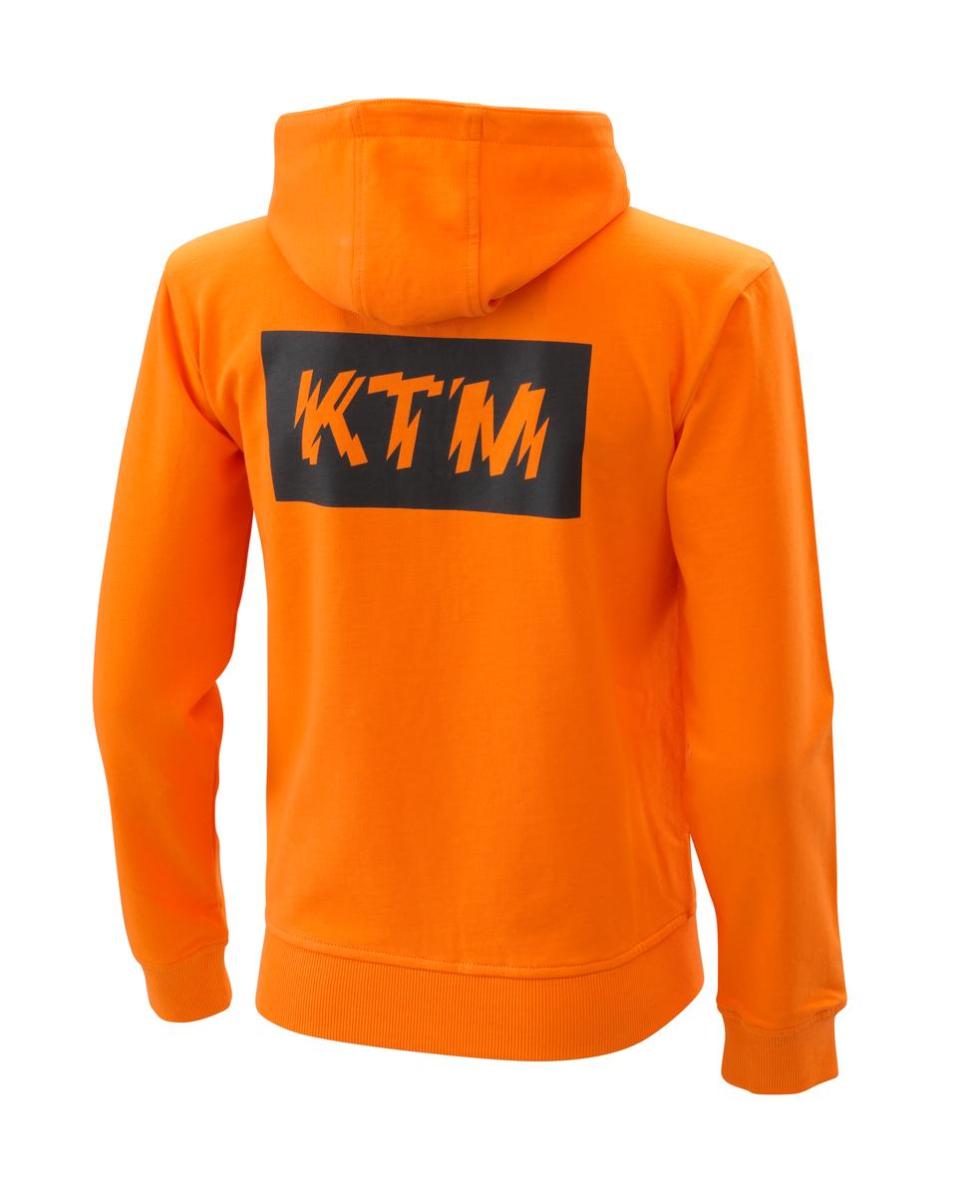 KIDS RADICAL ZIP HOODIE 128/S KTM