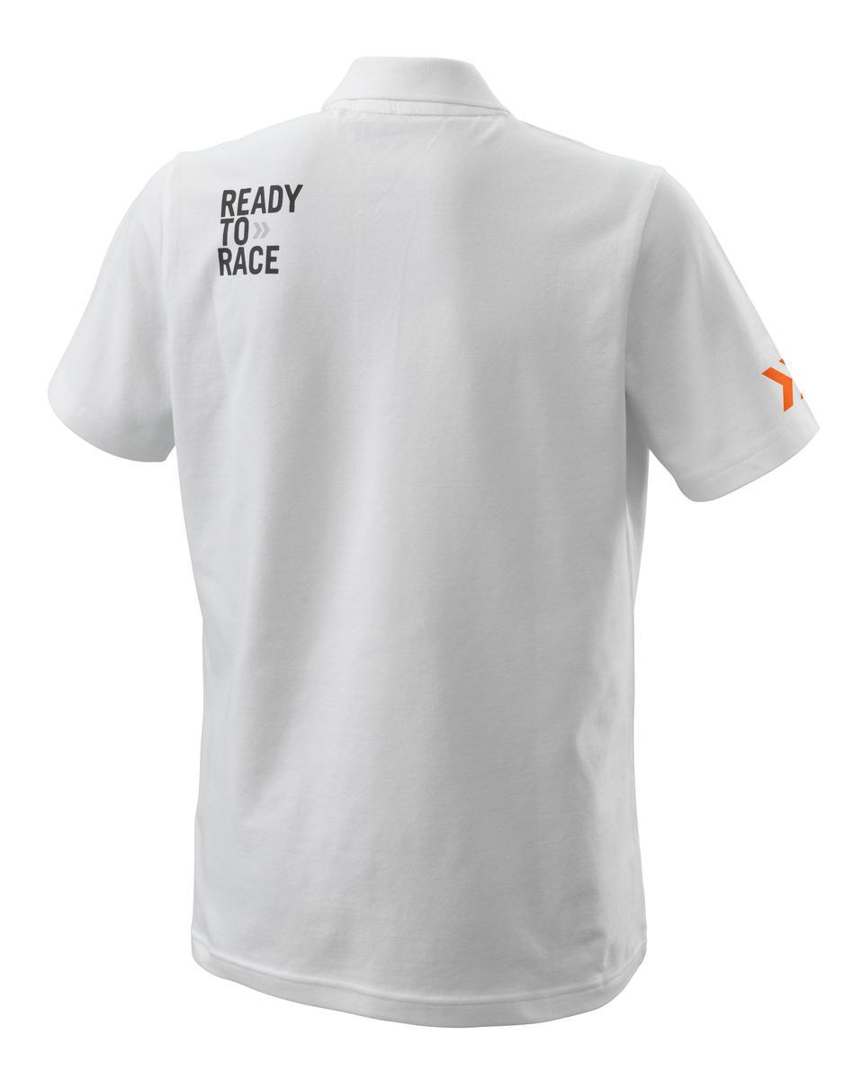 RACING POLO WHITE S KTM