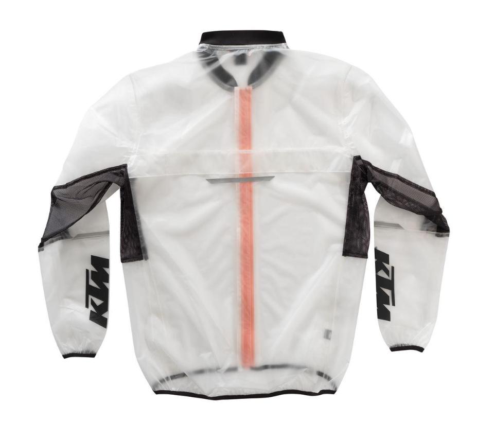 RAIN JACKET TRANSPARENT XL KTM