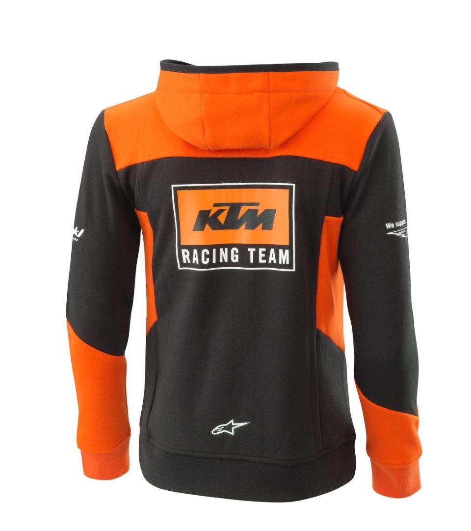 KIDS TEAM ZIP HOODIE 104/3-4Y KTM