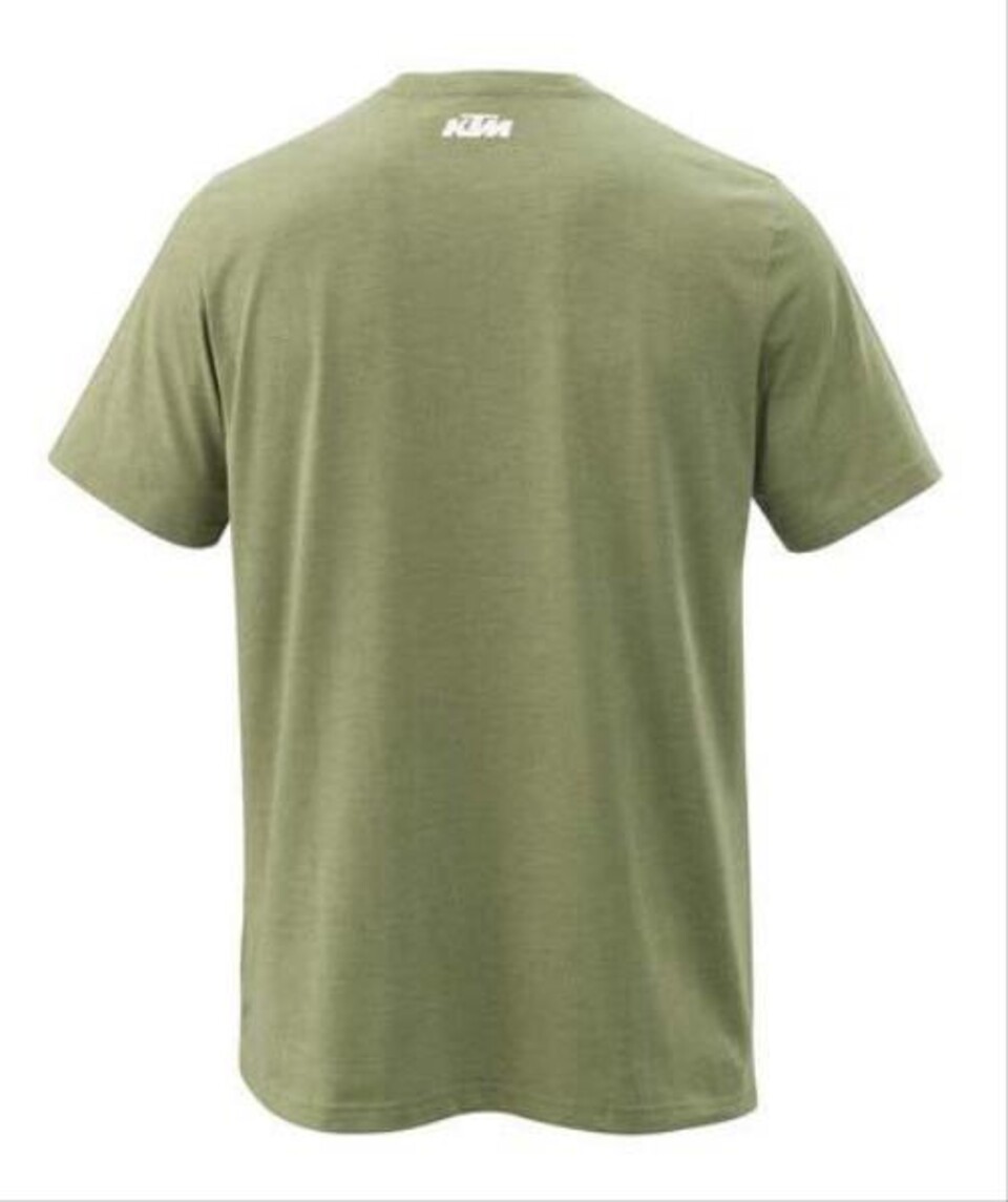 T-shirt verde melange Camo KTM