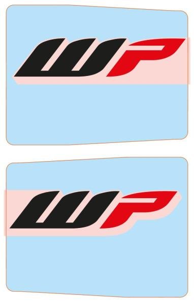 Set di adesivi protettivi per la forcella KTM