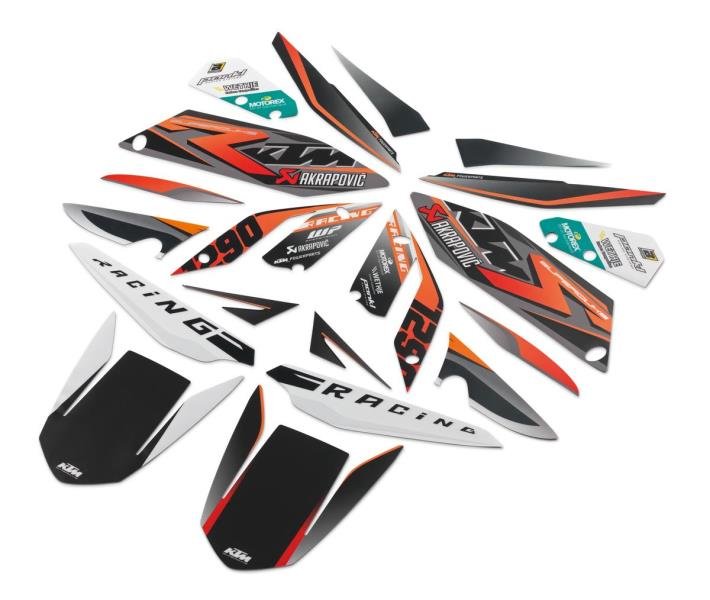 Kit delle grafiche Factory KTM