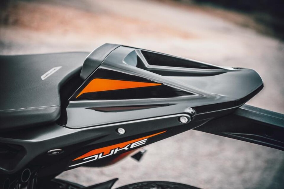 Coperchio della sella del passeggero KTM